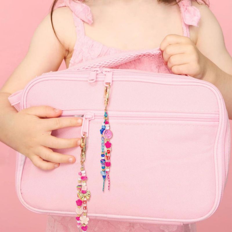 Kit de cuentas HolidayQbee 304 piezas para crear llaveros de joyería