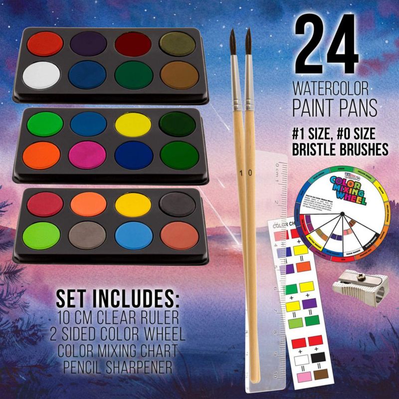 Kit de Arte U.S. Art Supply de 163 piezas con caballete pintura