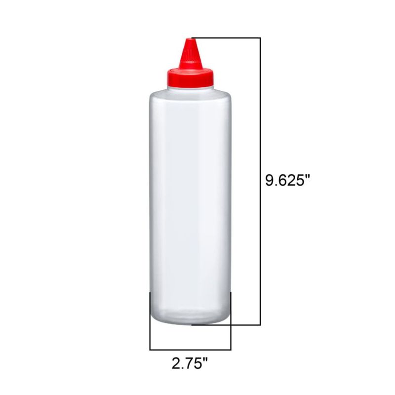Botellas Amazing Abby 680 ml de plástico pack de 6 sin BPA