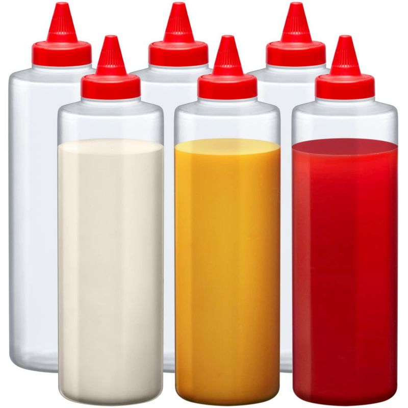 Botellas Amazing Abby 680 ml de plástico pack de 6 sin BPA