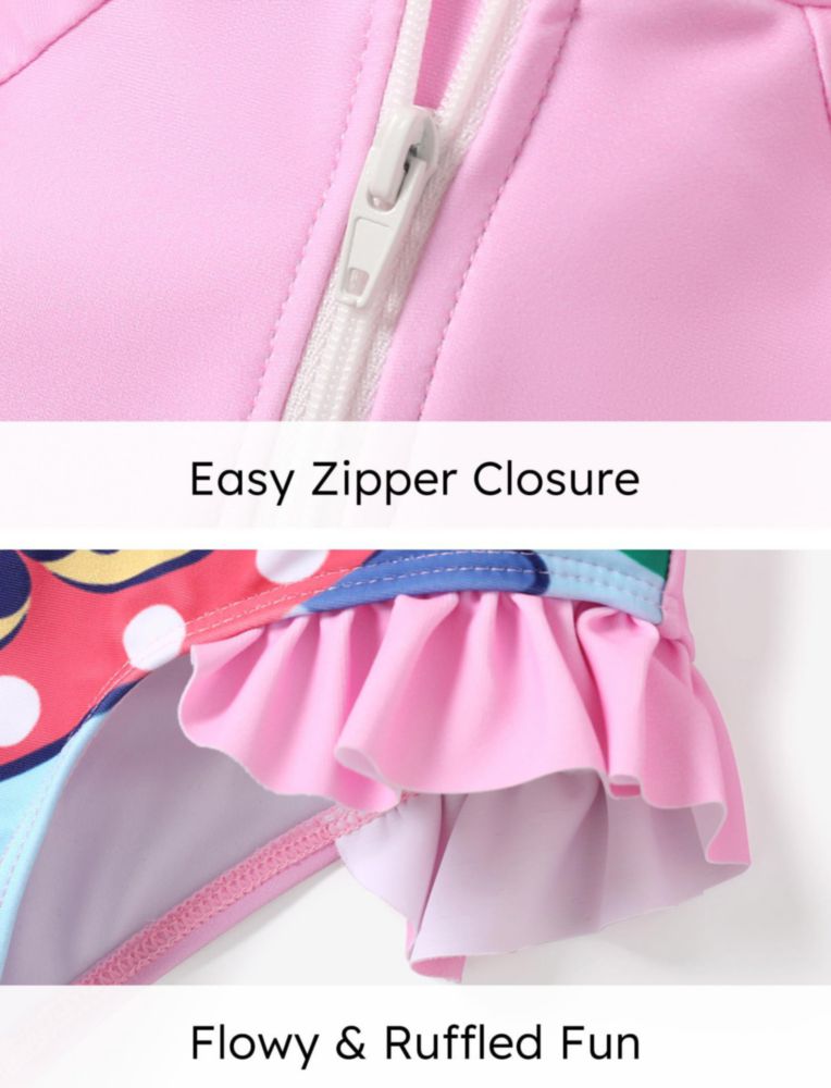Traje de baño Disney Minnie para niña manga larga UPF 50+ 2 años
