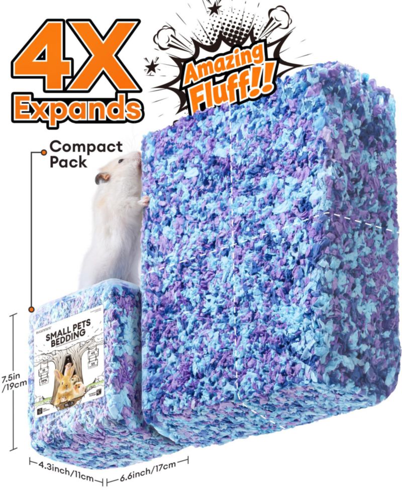 Lecho para Hámster BUCATSTATE 15 L 99 % Libre de Polvo Color Flor Silvestre