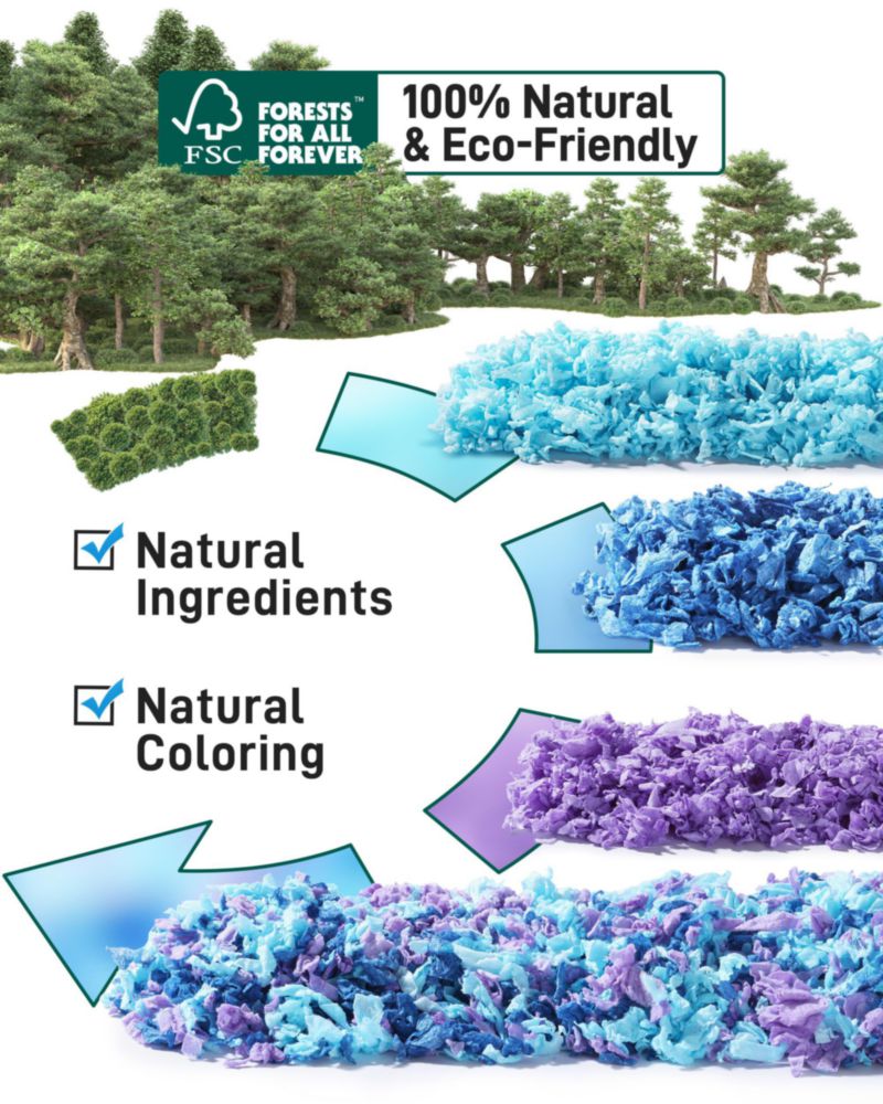 Lecho para Hámster BUCATSTATE 15 L 99 % Libre de Polvo Color Flor Silvestre