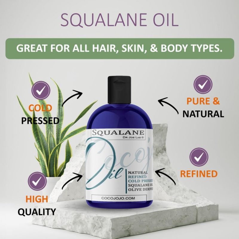 Aceite de Escualano Hidratante para la Piel Dr Joe Lab 120 ml Vegano