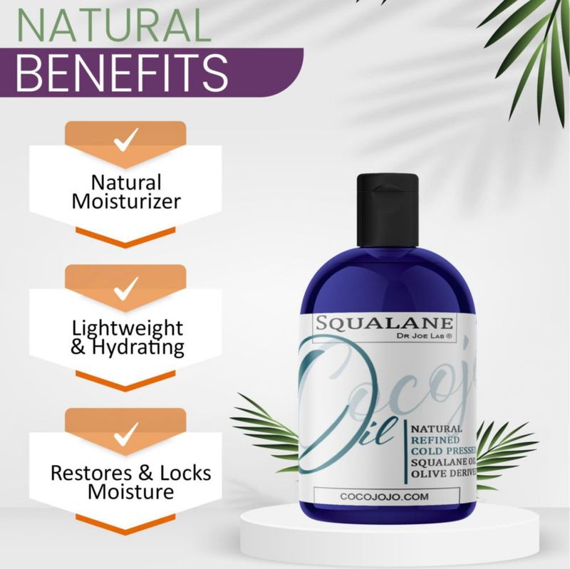 Aceite de Escualano Hidratante para la Piel Dr Joe Lab 120 ml Vegano