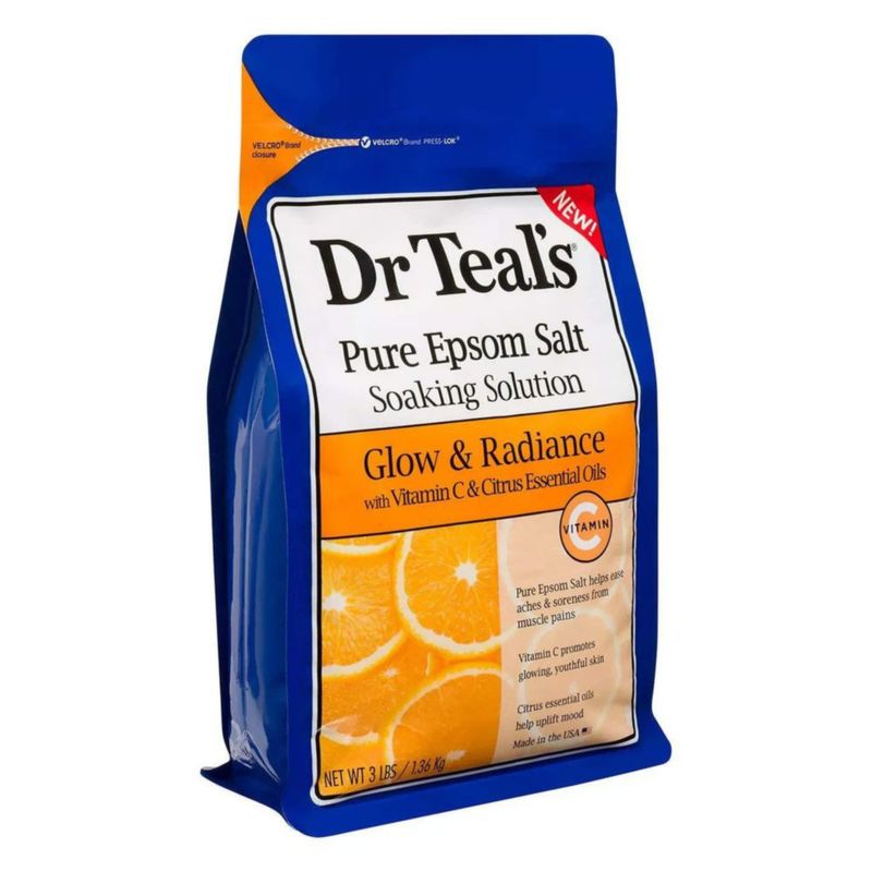Sal de Epsom Dr. Teal's 136 kg Pack de 2 unidades Eucalipto y Cítricos