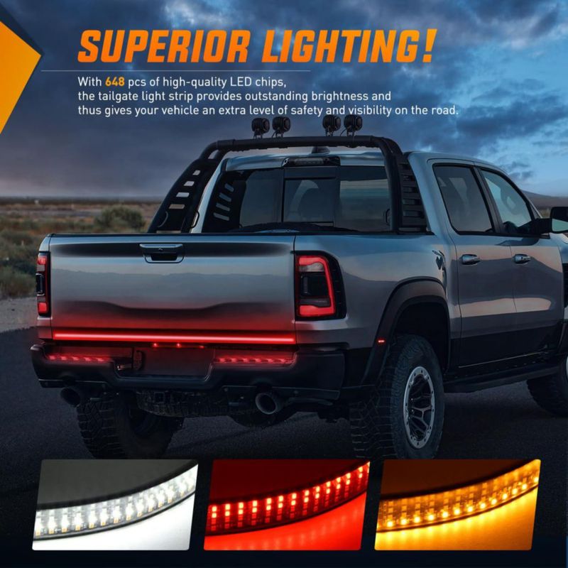Luz de Cola Nilight 150 cm 648 LED Impermeable