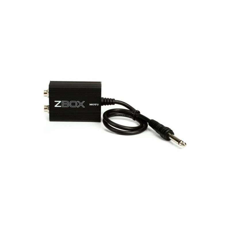 Adaptador de Impedancia para Pastilla de Guitarra MOTU ZBOX Azul