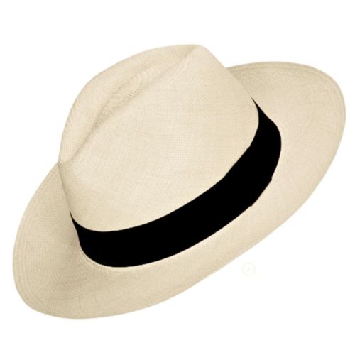 Sombrero Panamá Gamboa estilo Fedora de paja Toquilla natural