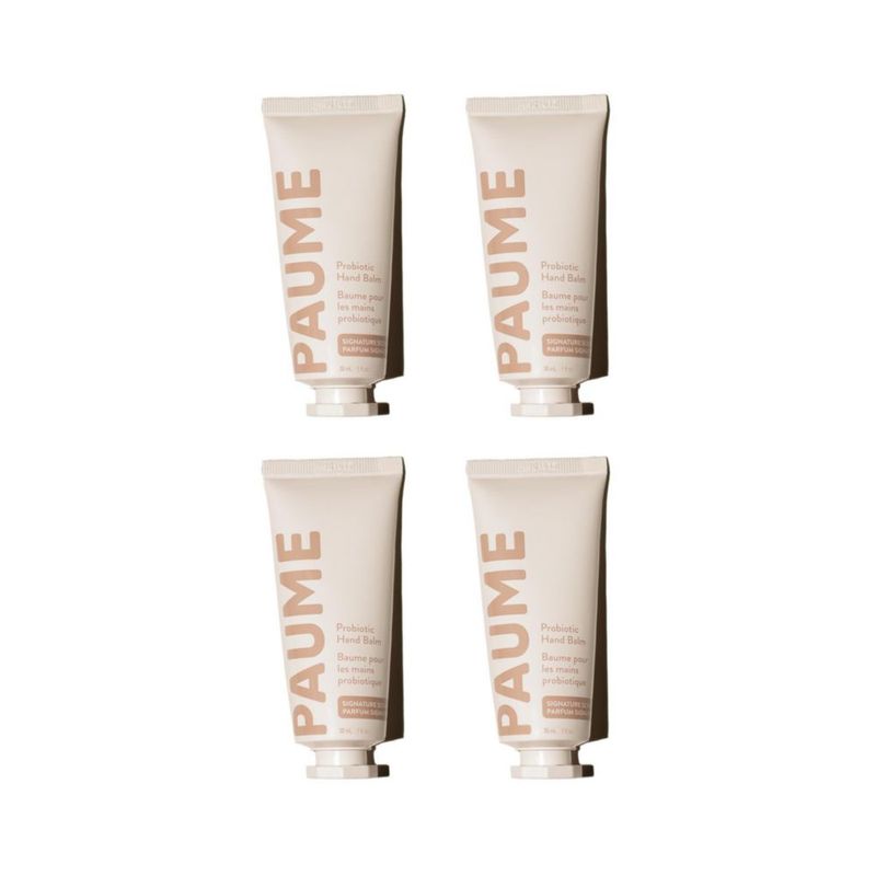Bálsamo de manos PAUME pack de 4 × 30 ml probiótico hidratante