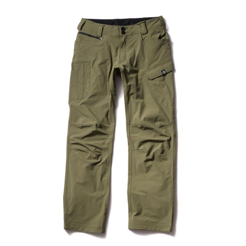 TRUEWERK Pantalón WerkPant T1 para Hombre - Oliva 40W x 32L
