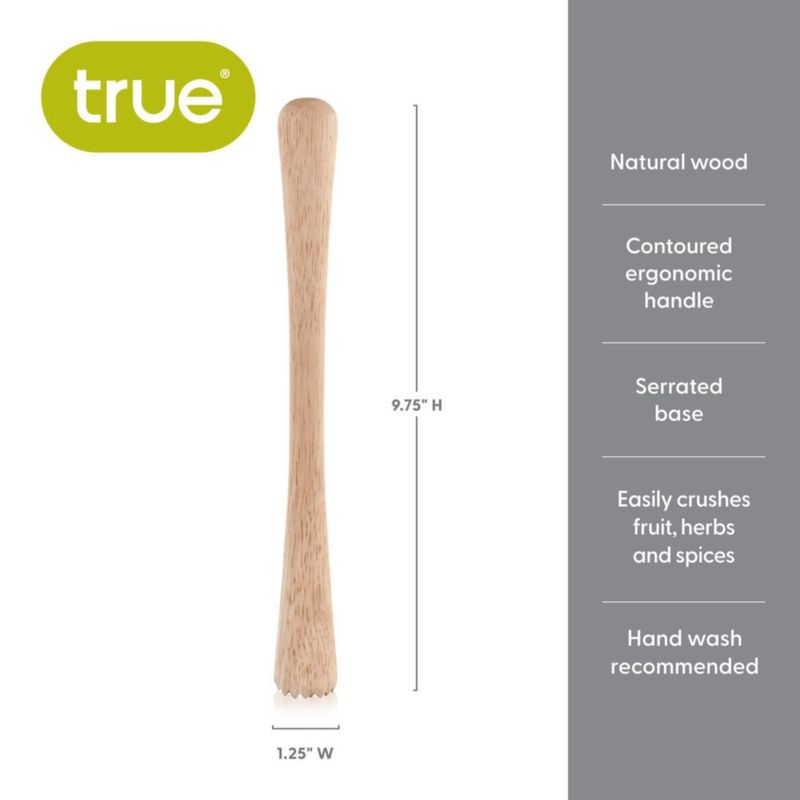 Manillar ergonómico Wooden Muddler TRUE de 25 cm