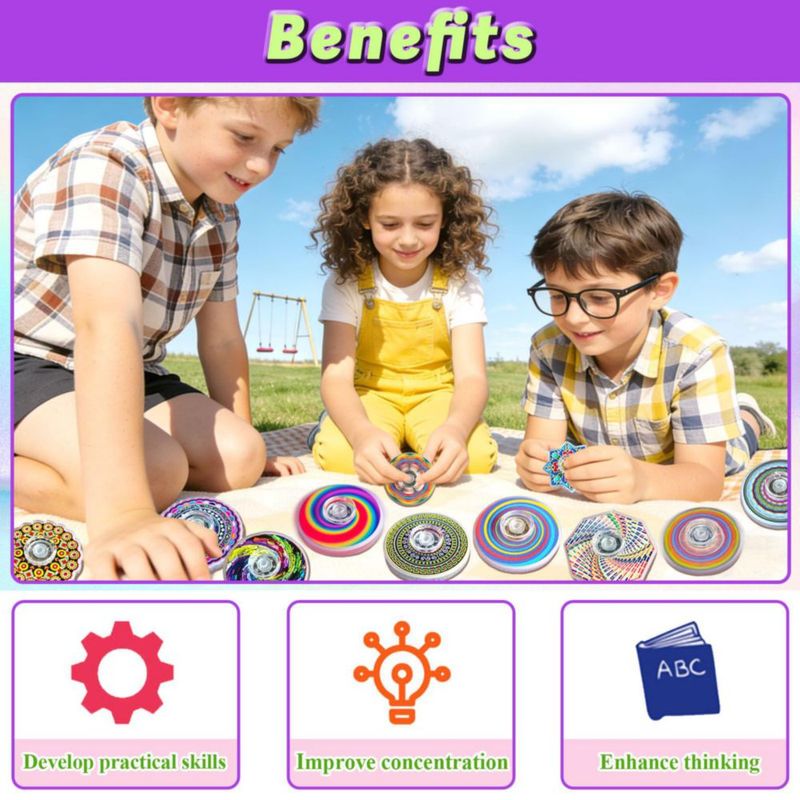 Spinner antiestrés nobleboy - Set de 30 mini juguetes sensoriales