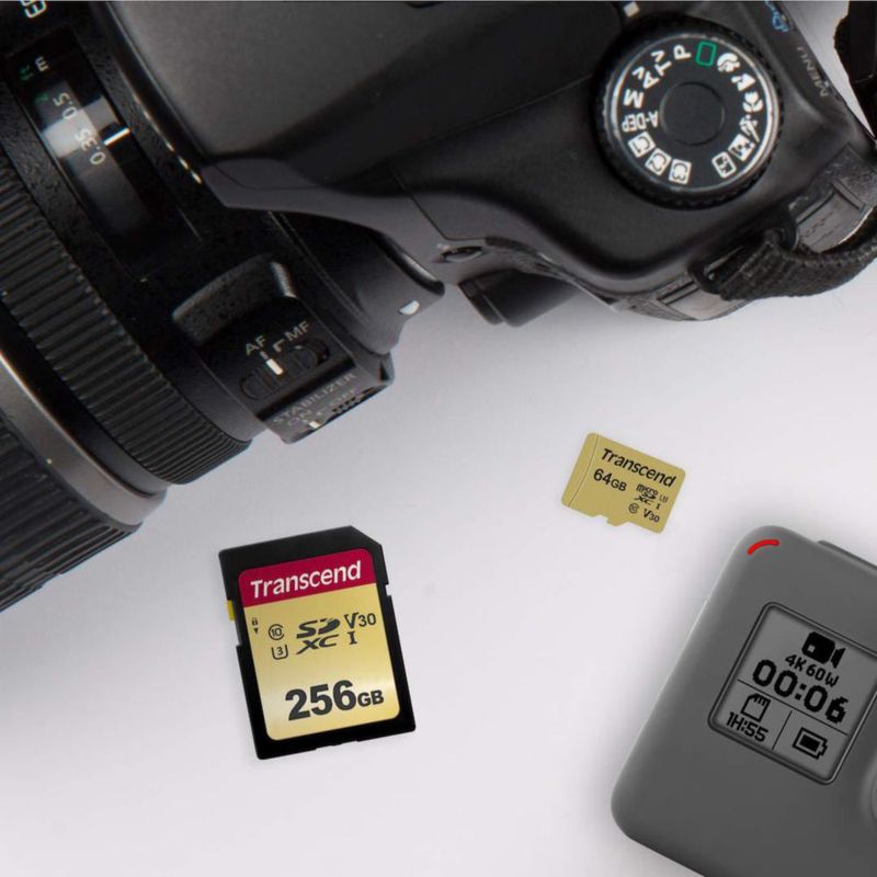 Tarjeta SD Transcend 128 GB 500S U3/V30