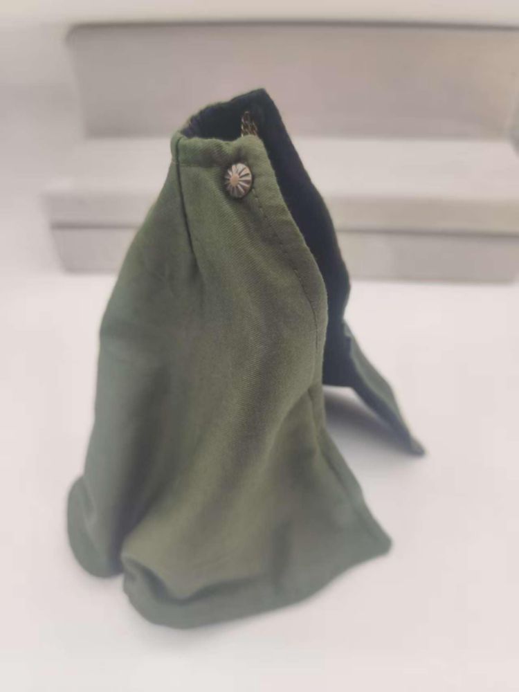 Capa negra y verde de escala 1/12 para figuras de acción ximitoy