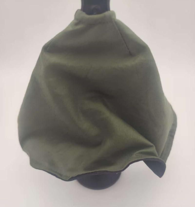 Capa negra y verde de escala 1/12 para figuras de acción ximitoy