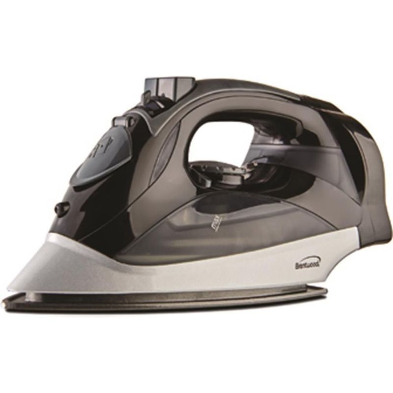 Plancha de vapor Brentwood MPI-59B negra con suela antiadherente