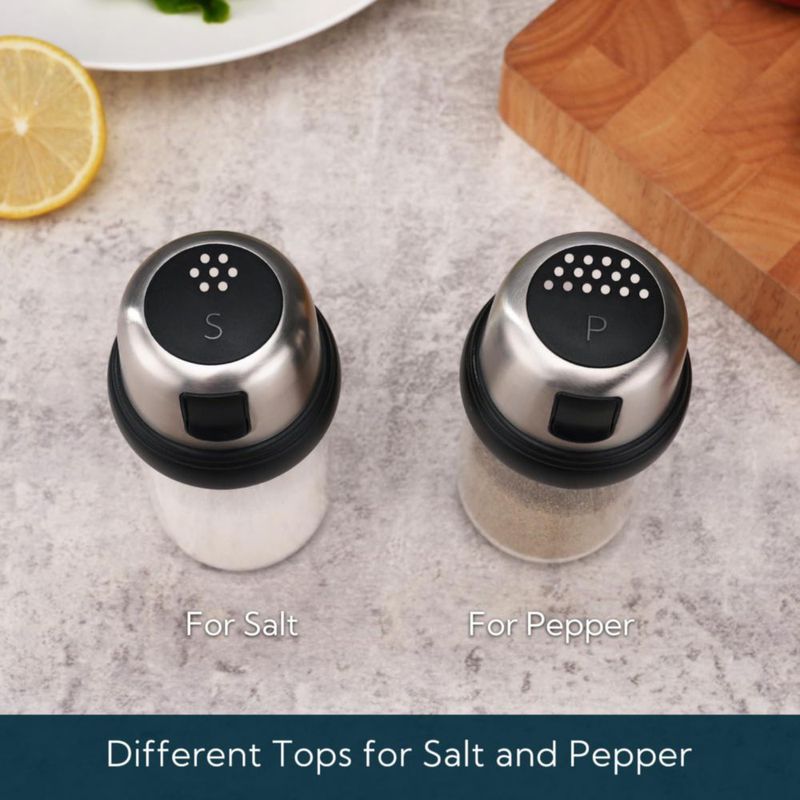 Salero y Pimentero KITCHENDAO 118 ml Negro 2 en 1