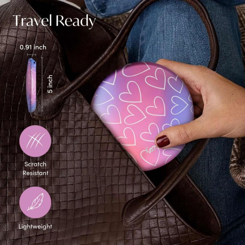 Espejo de Maquillaje Fancii 13 cm LED 10x/1x Recargable