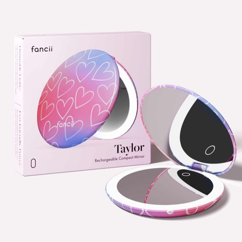Espejo de Maquillaje Fancii 13 cm LED 10x/1x Recargable