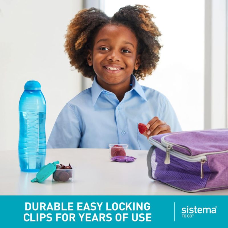 Sistema de Almacenamiento de Alimentos 60 ml Pack de 4 - Rosa/Verde/Azul