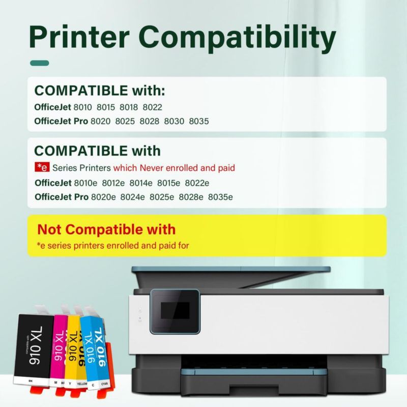 Cartuchos de tinta Cool Toner 910XL 4 unidades (negro/color)