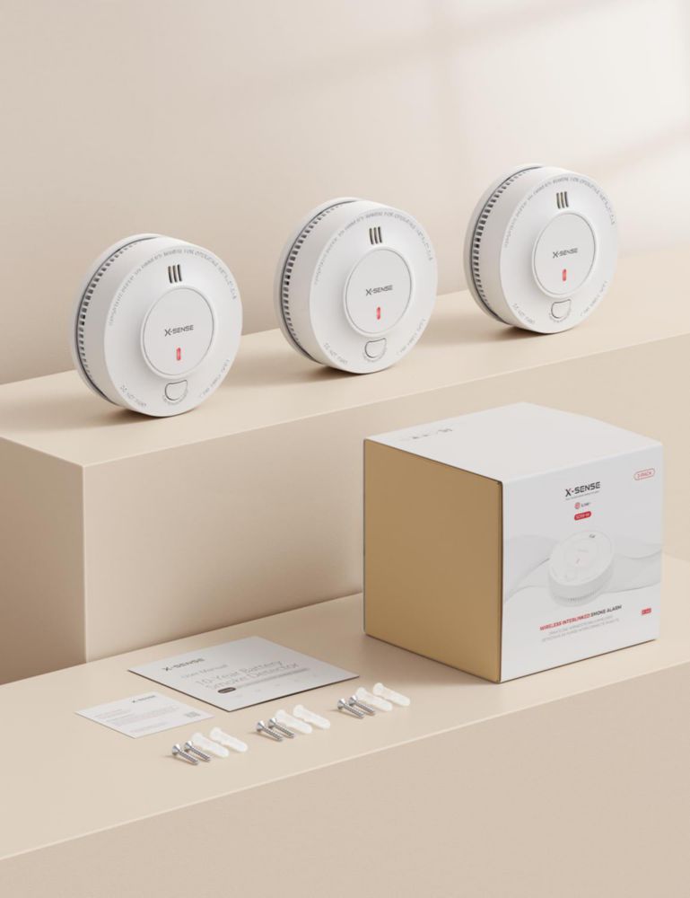 Smoke Alarm X-Sense SD2J0AX batería de 10 años paquete de 3