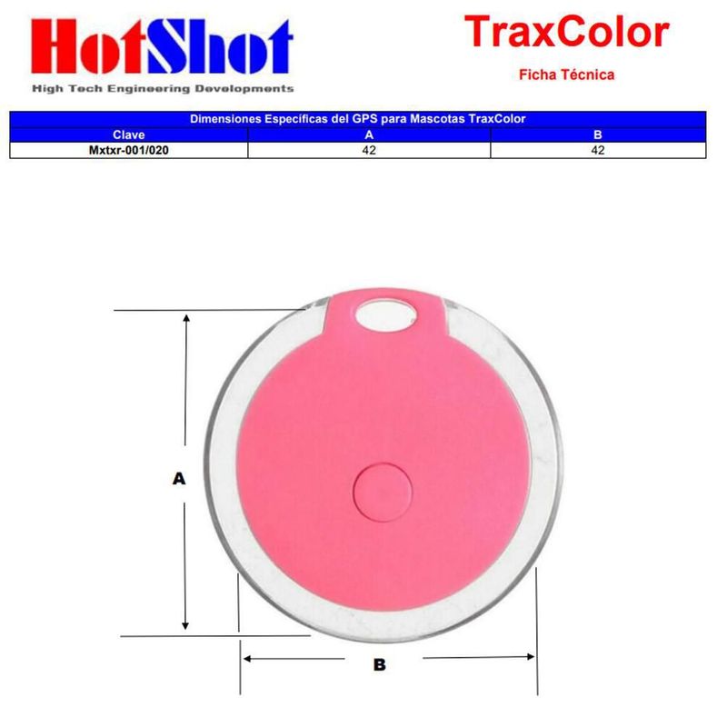 Tracker Collares GPS Anti-perdida MXTXR-009 TraxColor Tracker GPS para Felinos Bluetooth