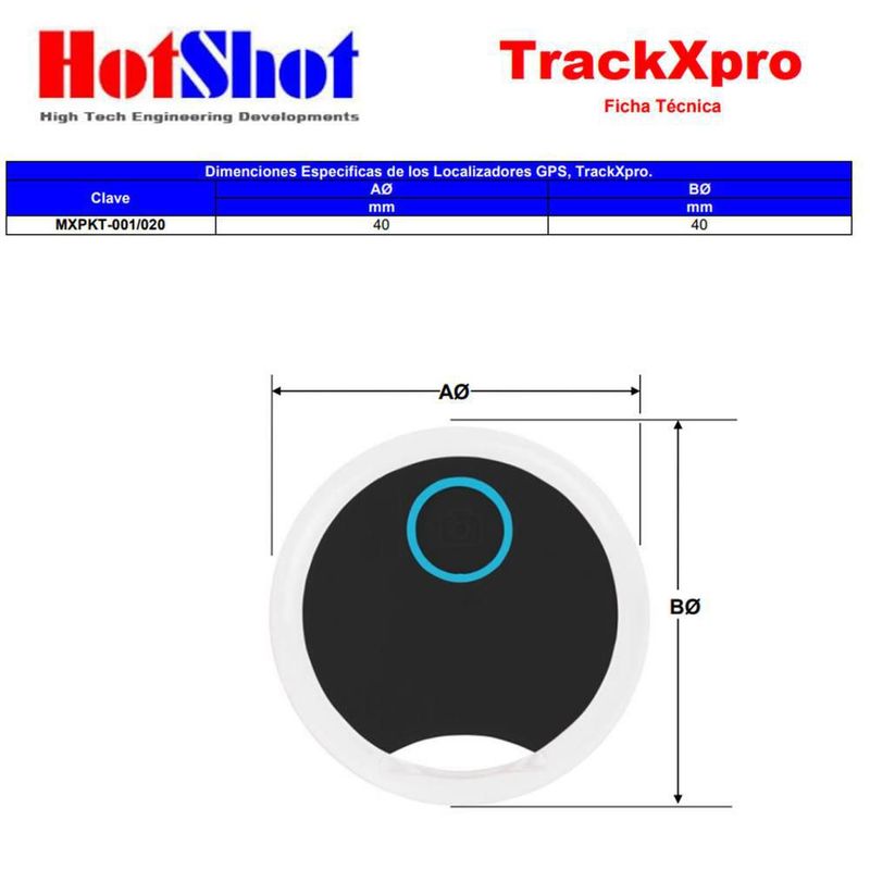 Mini Rastreador para Joyería GPS MXPKT-019 TrackXPro GPS Mini Localizador para Carros
