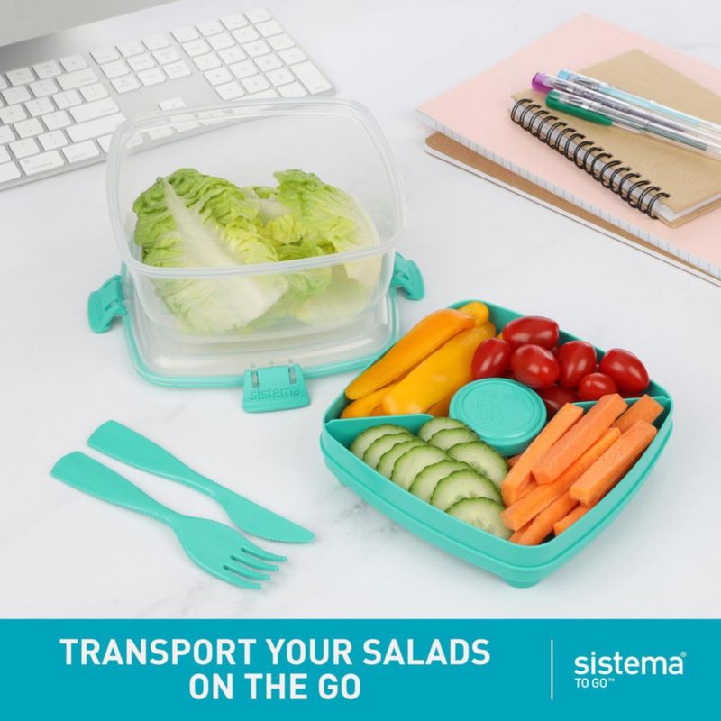 Sistema de Almacenamiento de Alimentos 11 L (2 unidades) sin BPA – Azul