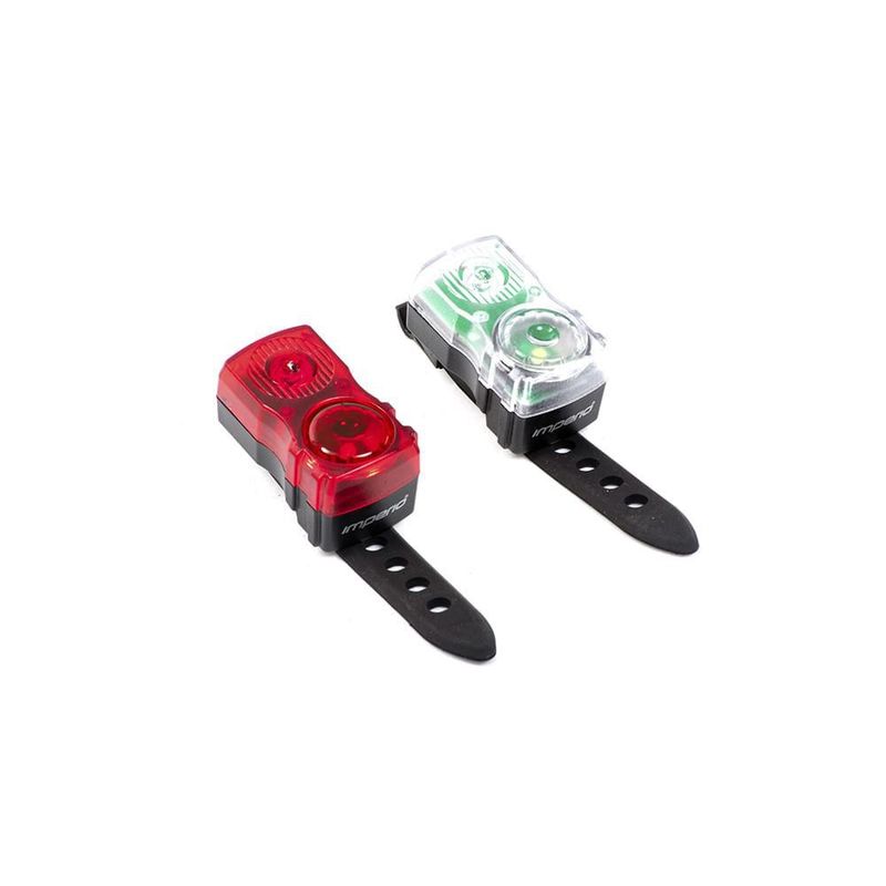 Paquete de 5 Pares de Luces Led Con Carga USB Delanteras y Traseras 2 Funciones
