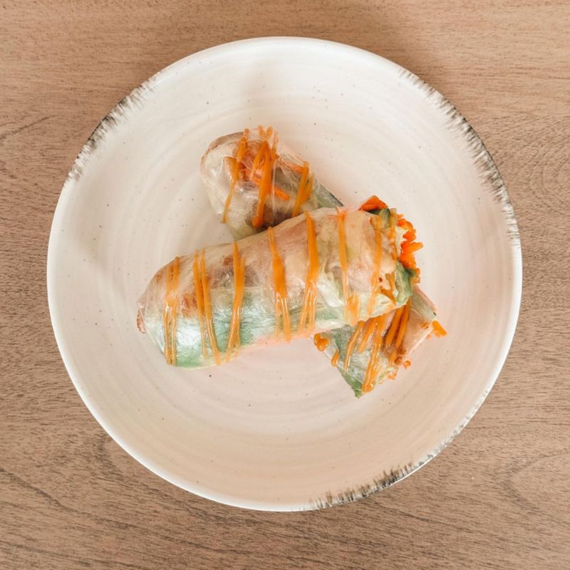 Platos de Ensalada MORA 6 piezas 20 cm Espiral Blanco Porcelana