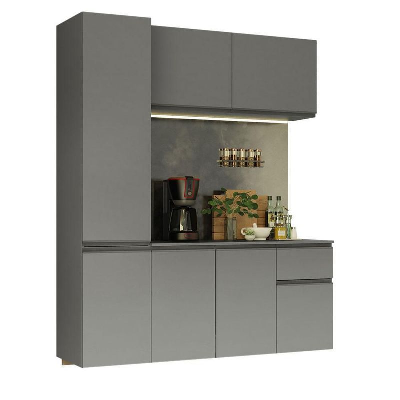 Cocina integral completa modular madesa nice 160cm gris 02