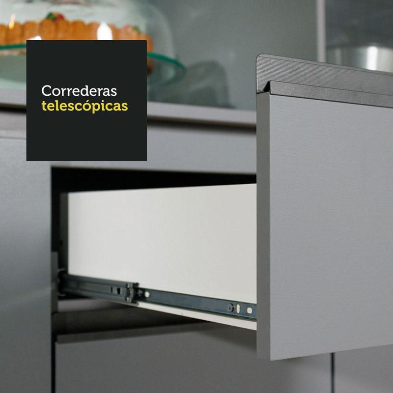 Cocina integral completa modular madesa nice 160cm gris 02