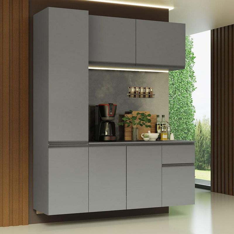 Cocina integral completa modular madesa nice 160cm gris 02