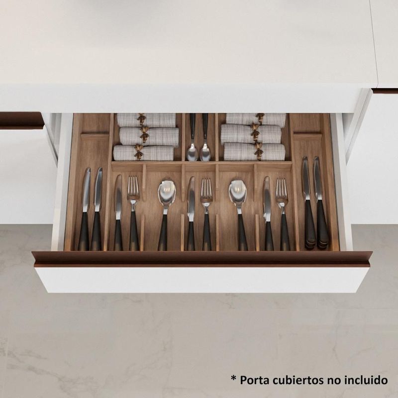 Cocina integral completa modular madesa reims 120cm blanco 2