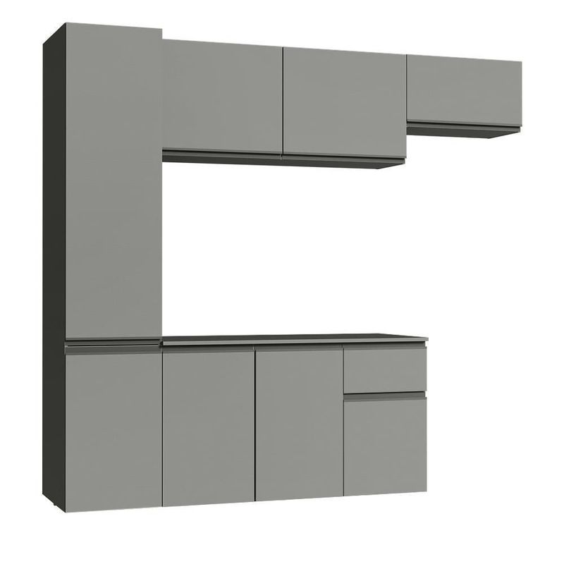 Cocina integral completa modular madesa nice 220cm gris 03