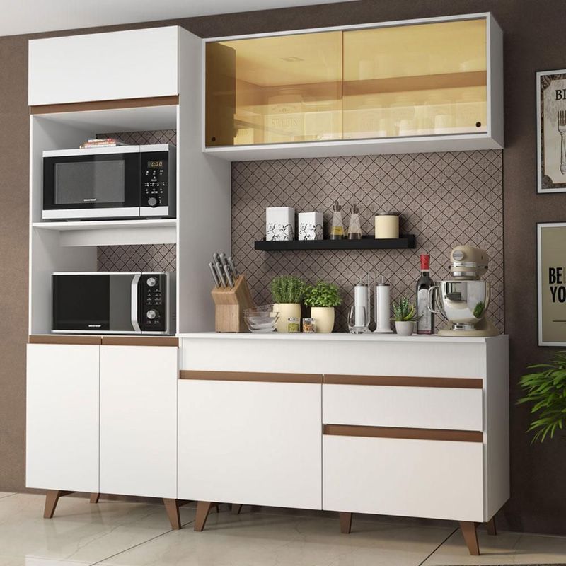 Cocina integral completa modular madesa reims 190cm blanco 3