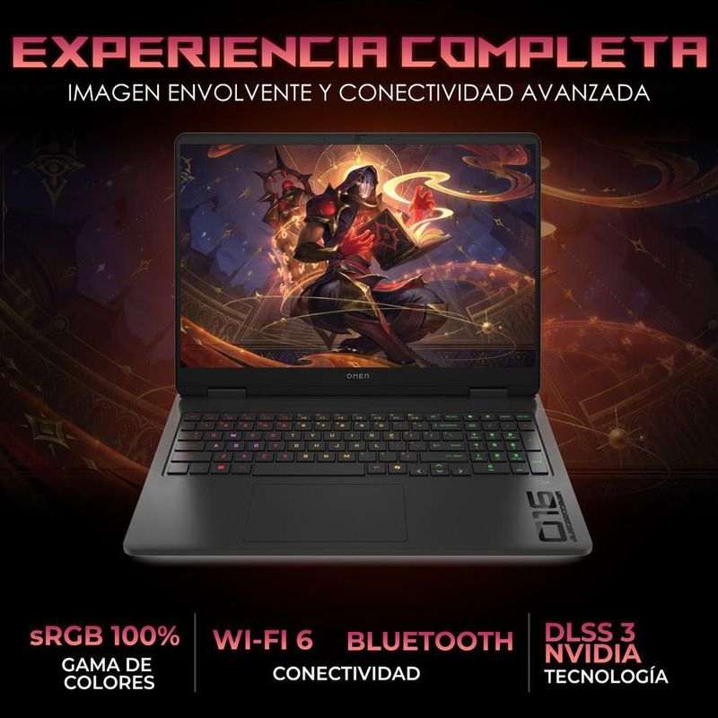 Laptop gamer hp omen rtx 5050 core ultra 5 16gb ddr5 1tb