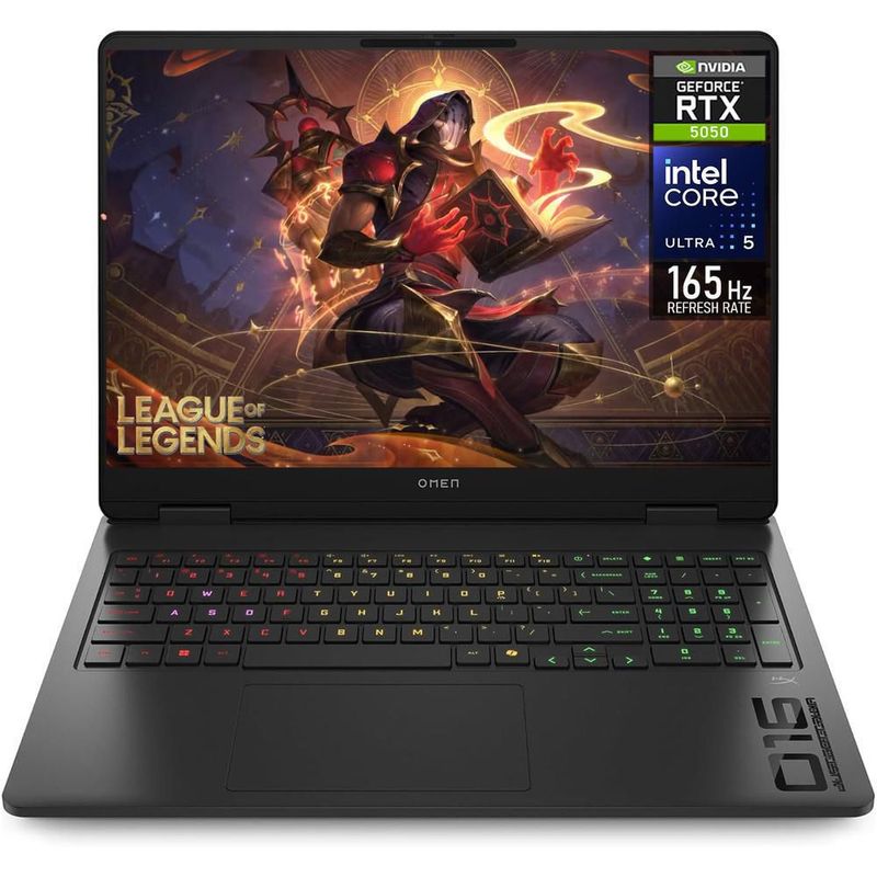 Laptop gamer hp omen rtx 5050 core ultra 5 16gb ddr5 1tb