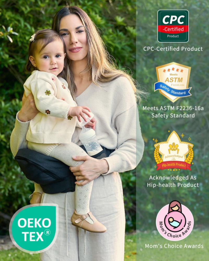 Portabebés GROWNSY con asiento de cadera para recién nacidos y niños pequeños