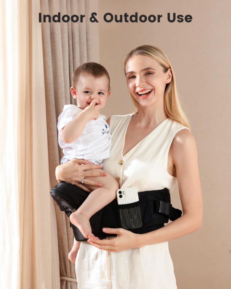 Portabebés GROWNSY con asiento de cadera para recién nacidos y niños pequeños