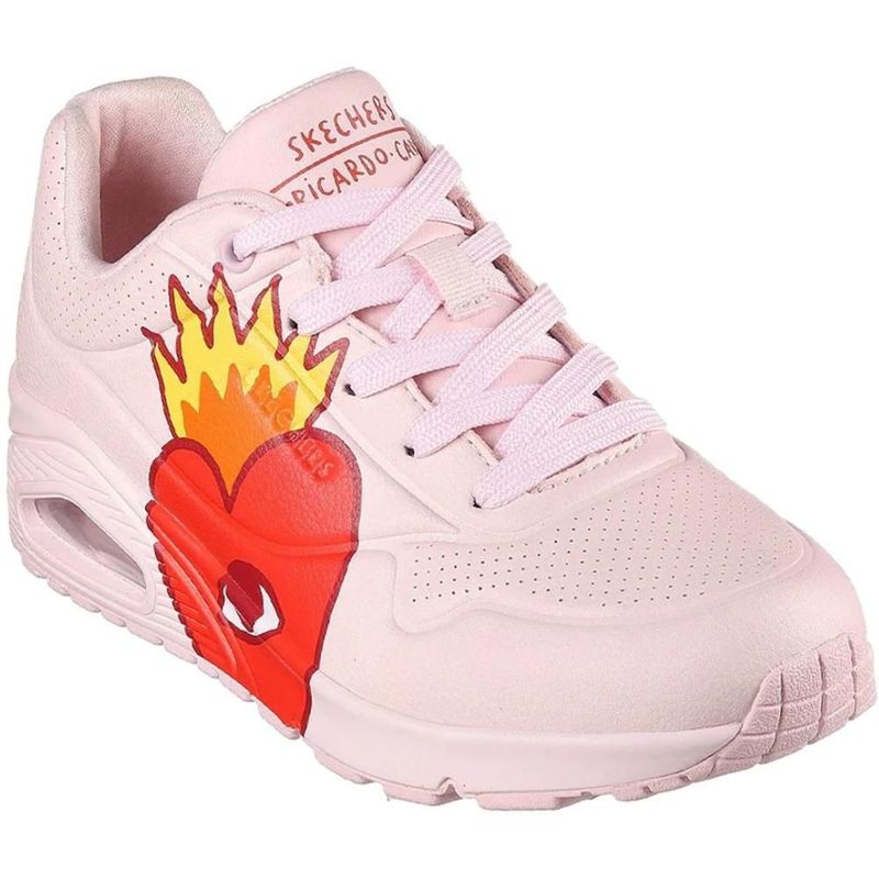 Tenis skechers uno para mujer 177956pkmt