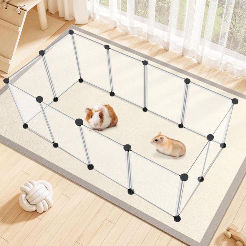 Corral para mascotas VISCOO de 12 paneles 122x61x41 cm portátil