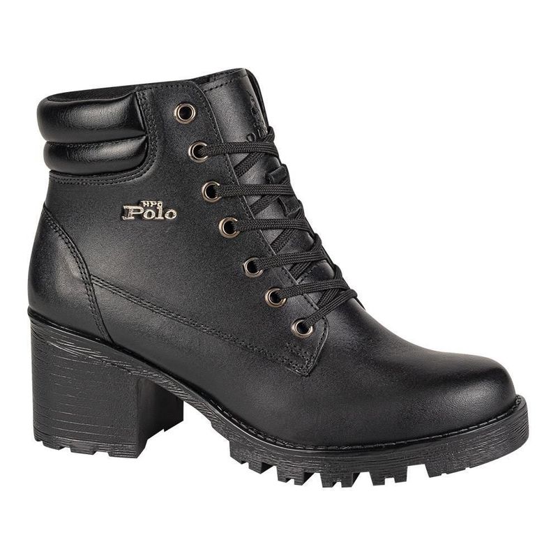Bota dama hpc polo militar piel tacon medio 6.5cm 1344453
