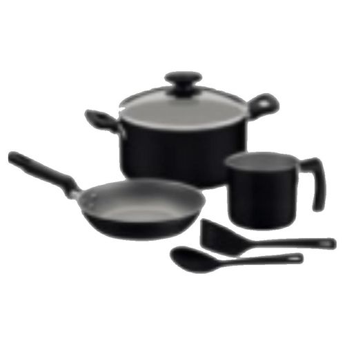 Bateria de Cocina Loreto 5pz Negra Tramontina 27899129 -End-