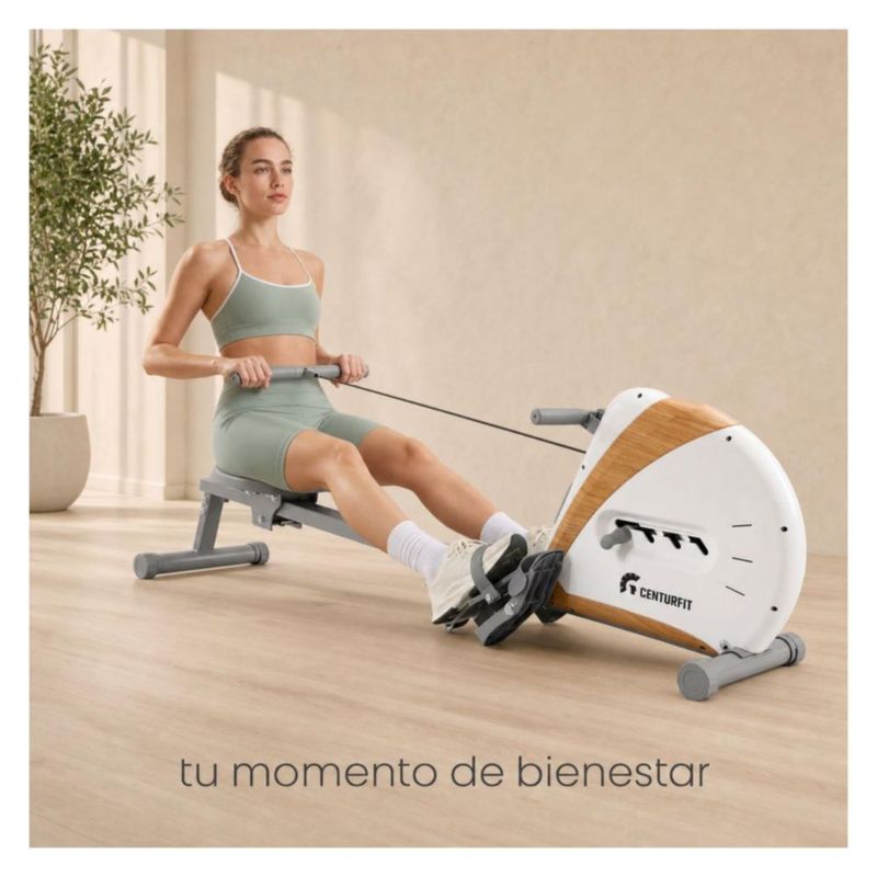 Maquina Remadora Plegable Remo Contador 4 Niveles Indoor Gym