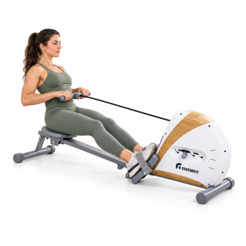Maquina Remadora Plegable Remo Contador 4 Niveles Indoor Gym