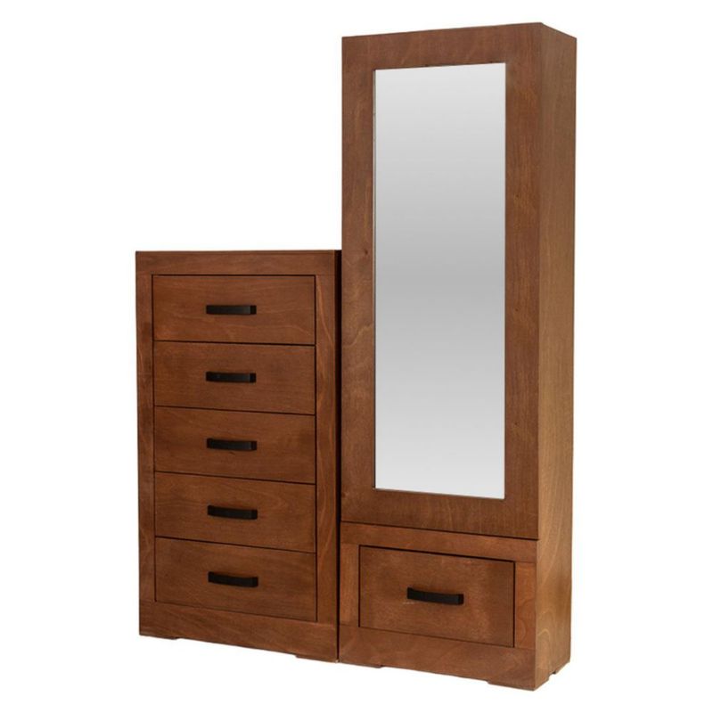 Recamara King Size Gales 5 Piezas Encino Kessa Muebles