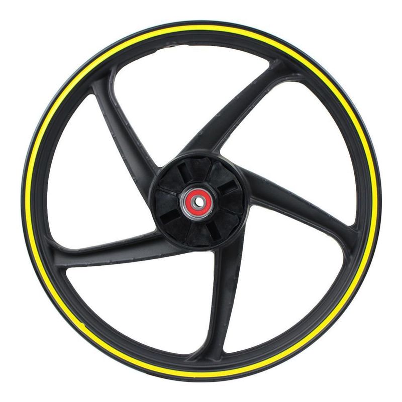 Rin trasero negro italika at 125 (17-20)